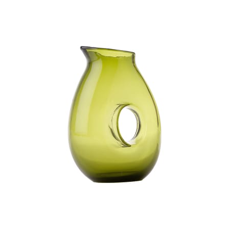Carafe Jug with hole verre vert / 1 Litre - POLSPOTTEN