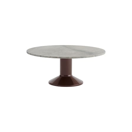 Midst Coffee table marble red / Ø 90 cm - Marble - Muuto