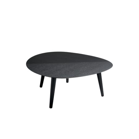 Tweed Mini Medium Coffee table wood black / 96 x 99 cm - Zanotta