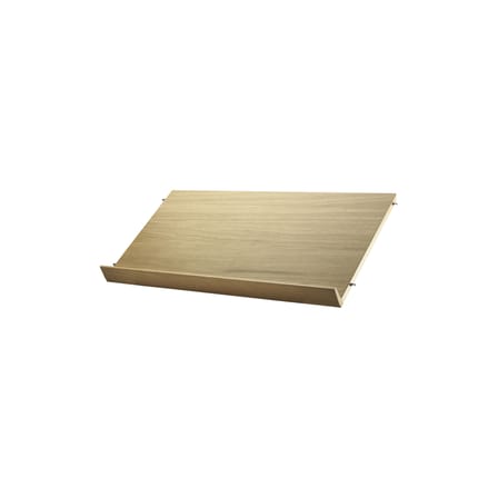 Etagère bois / Porte-revues & chaussures - L 78 x P 30 cm - String Furniture