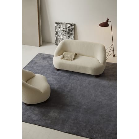 Fauteuil rembourré Margas LC1 tissu beige / Tissu bouclé - &tradition