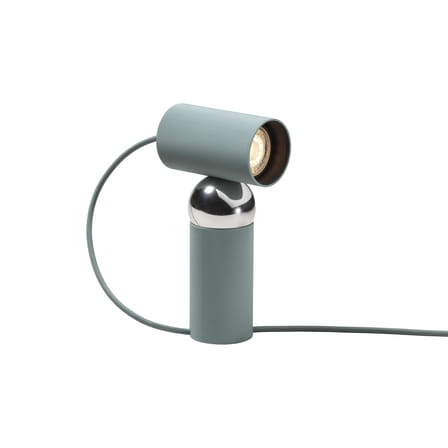 Lampe de table Bilboquet plastique vert / Orientable - Flos