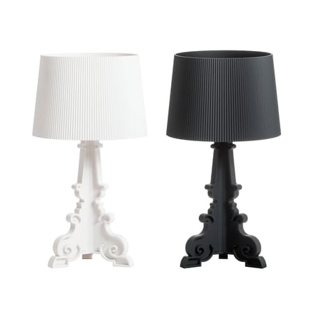 Lampe de table Bourgie plastique blanc / H 68 à 78 cm - Ferruccio Laviani, 2004 - Kartell