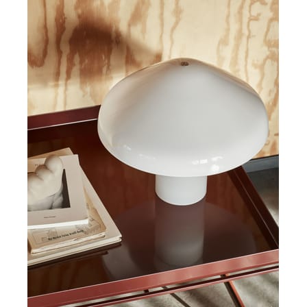 Lampe de table Pao LED verre blanc / Verre soufflé bouche - Hay