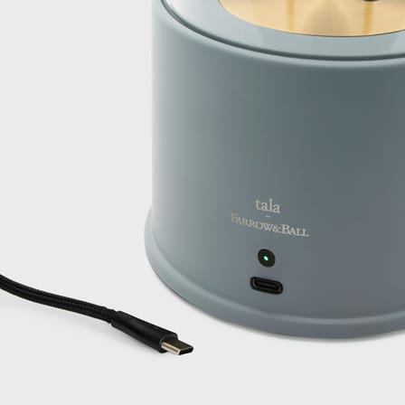 Lampe sans fil rechargeable The Muse 2.0 métal bleu / IP44 - TALA