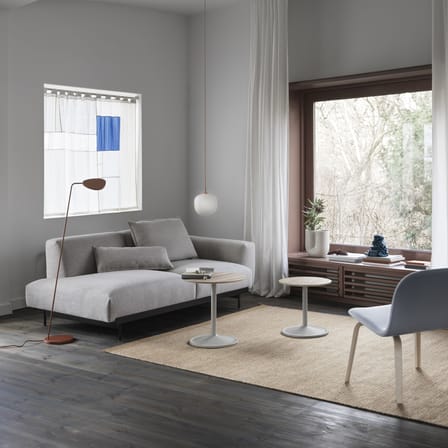Lampadaire Leaf LED métal orange / Orientable - Muuto