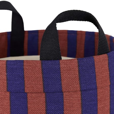 Panier Rond tissu bleu / H 47 cm - NOBODINOZ