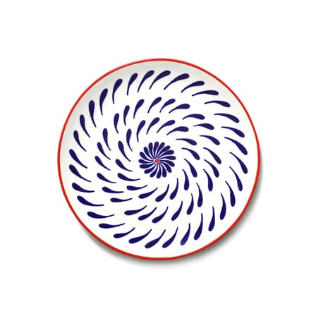 Piatto da dessert Bazaar ceramica blu / Set di 4 - Ø 21 cm - Serax