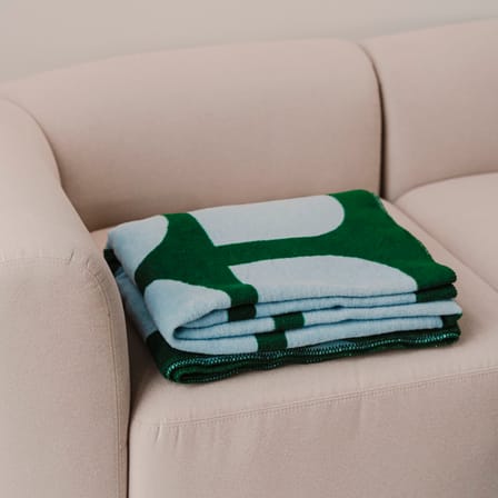 Plaid Gilli vert / 150 x 200 cm - NOO.MA