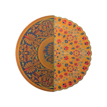 Set de table Hybrid - Bairat plastique multicolore rouge / PVC - Ø 37 cm - Seletti