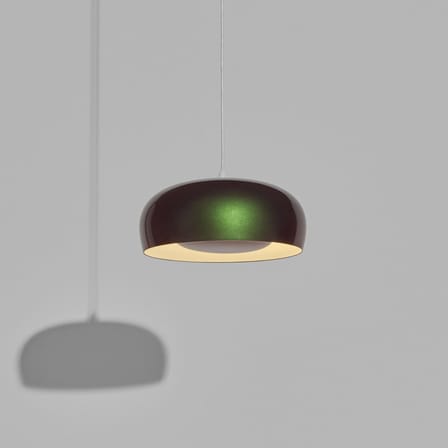 Suspension Brush Petite métal vert / Ø 35 cm - Petite Friture