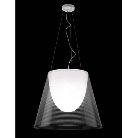Suspension K Tribe S2 plastique transparent Ø 39.5 cm - Flos
