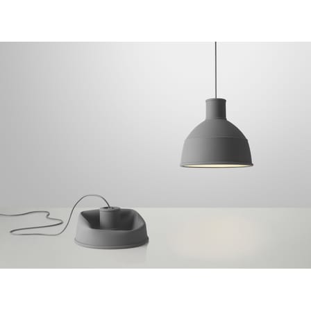 Suspension Unfold gris / Silicone - Ø 32,5 x H 29,5 cm - Muuto