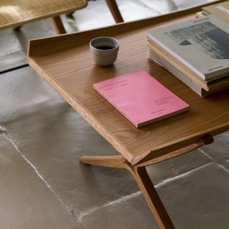 Table basse X HM13 bois naturel / Réédition 1959 - 120 x 61 x H 47 cm - &tradition