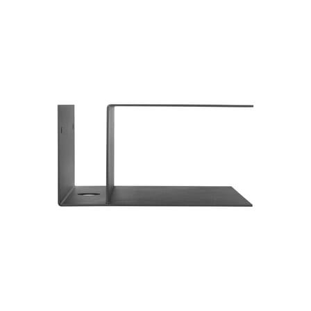 Table de chevet murale Lager métal noir / L 35 x Prof. 30 x H 15,5 cm - Ferm Living