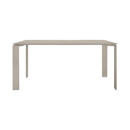 Table rectangulaire Four / 158 x 79 cm - Fenix soft touch - Kartell