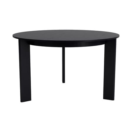 Table ronde Chisel 20 bois noir / Ø 127 cm - 3 pieds - Hay