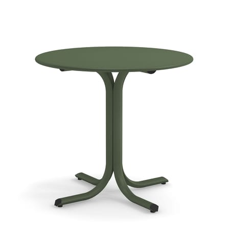 Table ronde System métal vert / Ø 120 cm - Emu
