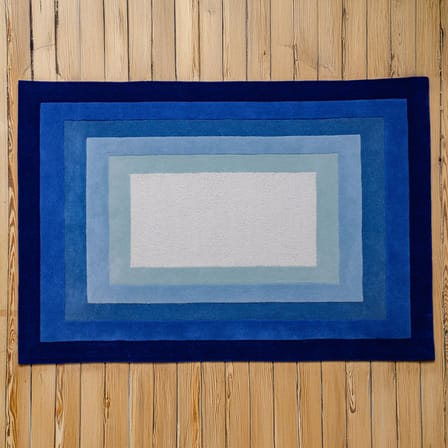Tapis Blue Lens / 240 x 170 cm - Tufté main - COLORTHERAPIS