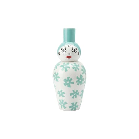 Vase Canopie - Zita céramique bleu / Ø 17 x H 41,6 cm - Seletti