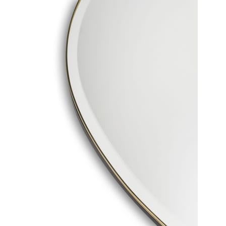 Pond XL Wall mirror gold metal / 87 x 94 cm - Ferm Living