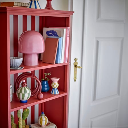 Bibliothèque Sasha bois rouge / Armoire - L 66 x H 151 cm - Bloomingville