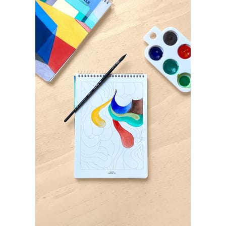 Carnet Aquarelle papier multicolore / A5 - Papier Tigre