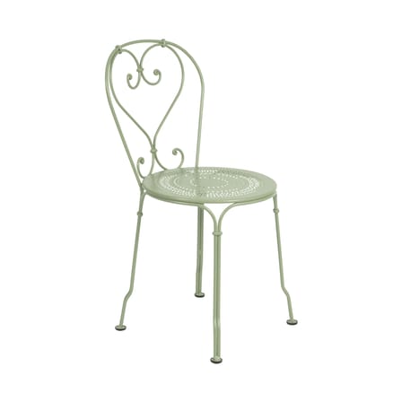 Chaise empilable 1900 métal vert - Fermob