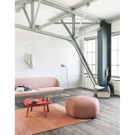 Around XL Coffee table wood white Ø 95 x H 36 cm - Muuto