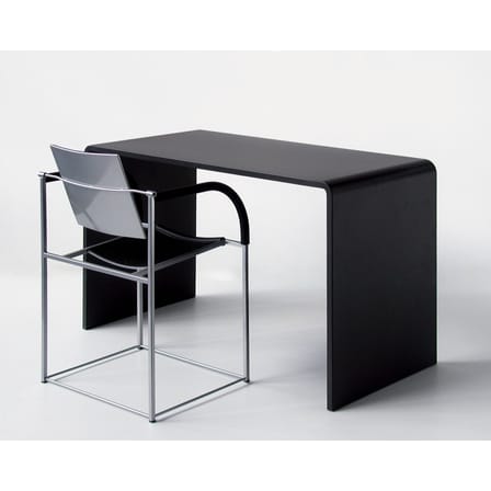 Console Solitaire métal noir / bureau - L 87 x Prof 42 x H 74 cm - Zeus