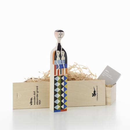 Décoration Wooden Dolls - No. 5 bois multicolore / By Alexander Girard, 1952 - Vitra