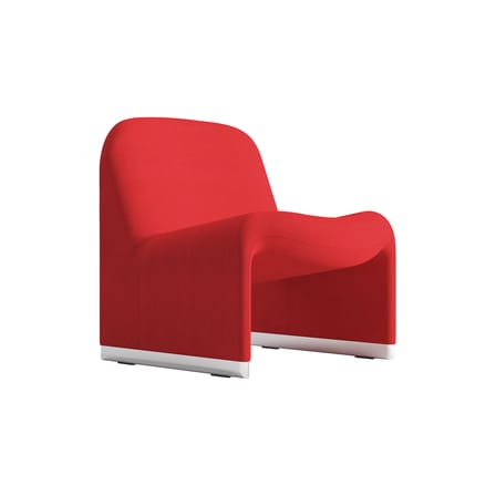 Fauteuil rembourré Alky tissu rouge / Giancarlo Piretti, 1970 - ANONIMA CASTELLI