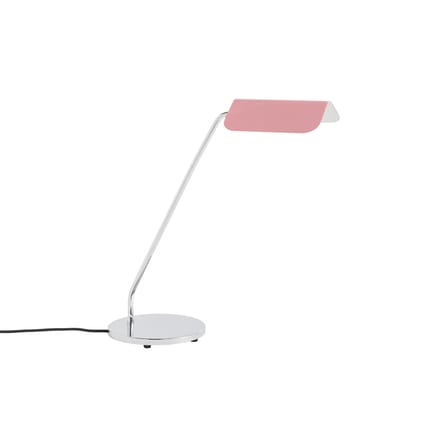 Lampe de table Apex métal rose / Orientable - Hay