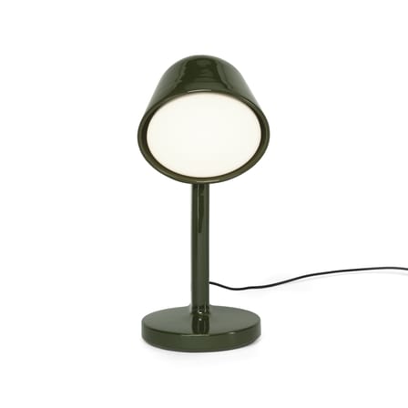 Lampe de table Céramique Down céramique vert / Ronan Bouroullec - Fabriqué à la main - Flos