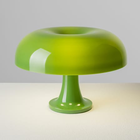 Lampe de table Nessino Artemide vert / Ø 32 x H 23 cm - Réédition 1960s - Artemide