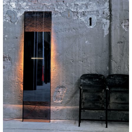 Miroir lumineux avec prise Diva verre gris L 50 x H 200 cm - Glas Italia