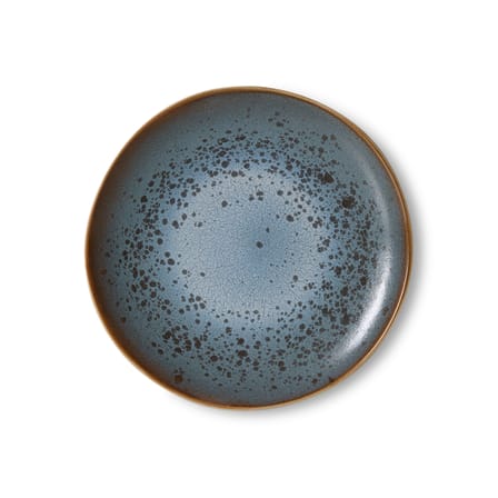 Piatto da dessert 70s ceramics ceramica blu / Set di 2 - Ø 22 cm - HK LIVING