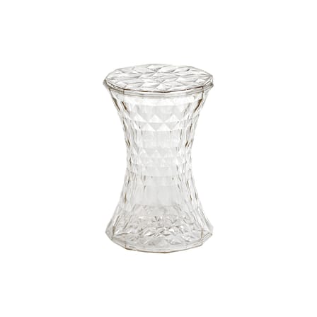 Sgabello Stone materiale plastico trasparente - Kartell