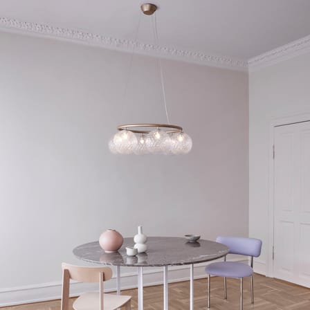 Suspension Miira 6 Circular verre / Ø 80 cm - NUURA