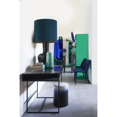 Table d'appoint Lagoon céramique bleu / Céramique - Ø33 x H45 cm - Pols Potten