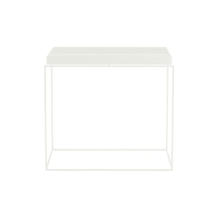Table basse Tray métal blanc / 60 x 40 x H 54 cm - Hay