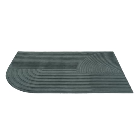 Tapis Relevo  vert / 200 x 300 cm - Tufté main - Muuto
