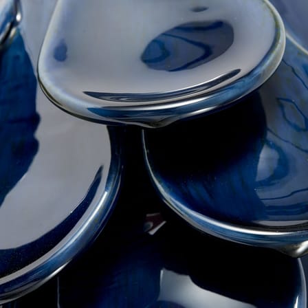 Vase Quillie Small céramique bleu / Ø 18 x H 32 cm - Pols Potten