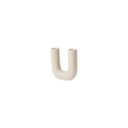 Vaso Hector U ceramica beige / En&ls 14,5 x H 16 cm - BROSTE COPENHAGEN