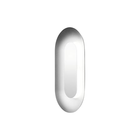 Applique Sasi Small métal argent / LED - H 29 cm - NUURA