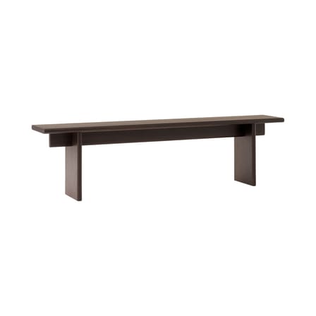 Banc Ita OS5 bois marron / L 170 cm - &tradition