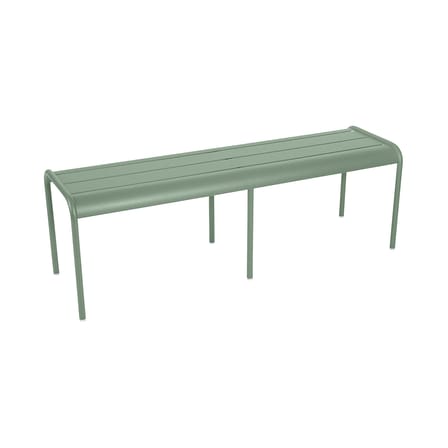 Banc Luxembourg métal vert 3/4 places / L 145 cm - Aluminium - Fermob