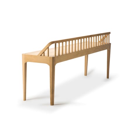Banc Spindle bois naturel / L 150 cm - Ethnicraft