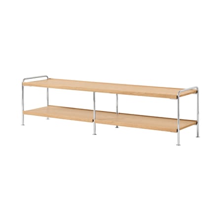 Étagère Alima NDS4 chêne / L 162 x P 38 x H 42 cm - &tradition