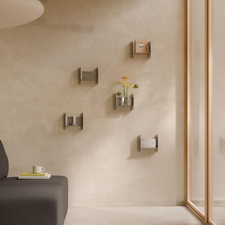 Étagère Pli Core métal / L 20 x P 15 cm - TIPTOE